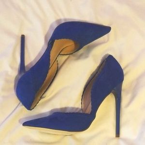 Just Fab Blue Heels